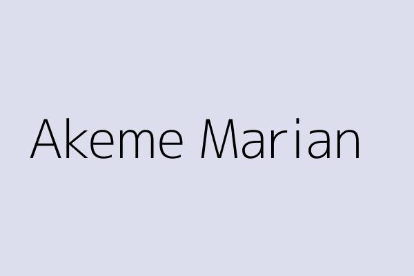 Akeme Marian